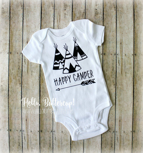 Happy Camper Bodysuit / Tee