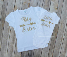 Big Sister Little Sister Tee and bodysuit set