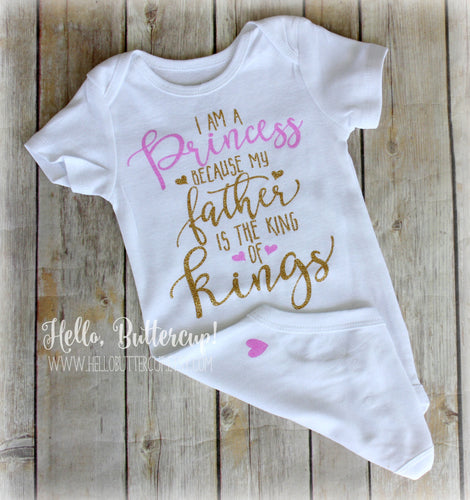 I am a princess because my father is the king of kings bodysuit