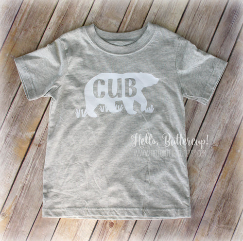 Bear cub gray Tee