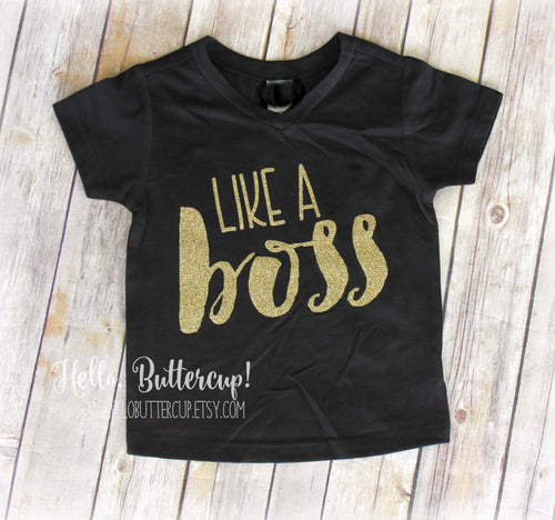 Like a boss Sparkle Tee