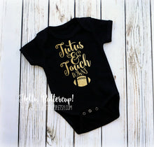 Tutus and touchdowns black bodysuit