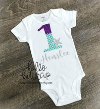 1st  Mermaid Birthday Shirt