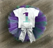 1st Mermaid Birthday Tutu outfit