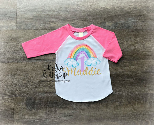 Personalized Rainbow ONE Shirt