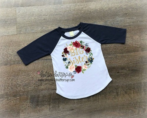 Boho Big Sister Shirt