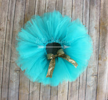 Gold & Aqua First Birthday Tutu Outfit