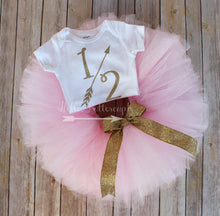 Half Birthday Tutu and Bodysuit Outfit
