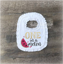 One in a Melon Bib - Pink Melon