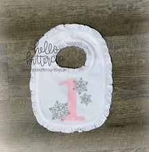 Silver Snowflake 1 Bib