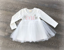 One Silver Snowflake Tutu Dress